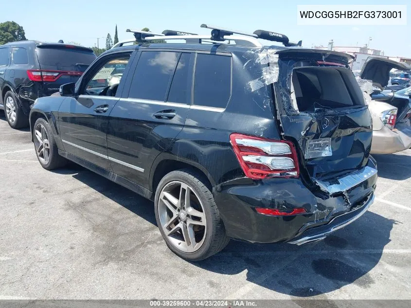 2015 Mercedes-Benz Glk 350 VIN: WDCGG5HB2FG373001 Lot: 39259600