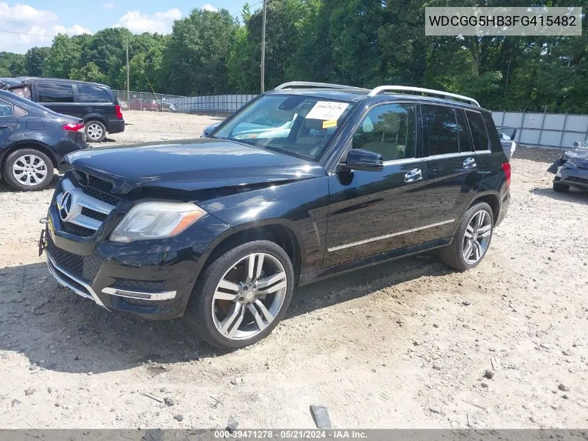 2015 Mercedes-Benz Glk 350 VIN: WDCGG5HB3FG415482 Lot: 39471278