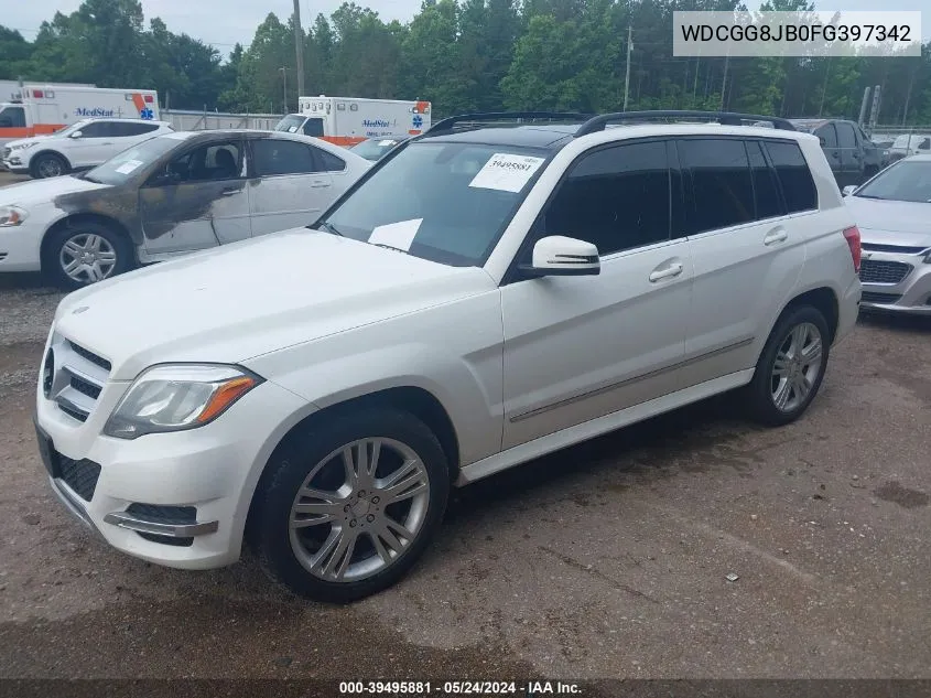 2015 Mercedes-Benz Glk 350 4Matic VIN: WDCGG8JB0FG397342 Lot: 39495881