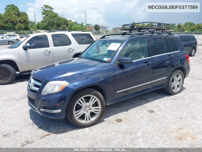 2015 Mercedes-Benz Glk 350 4Matic VIN: WDCGG8JB0FG377589 Lot: 39782137