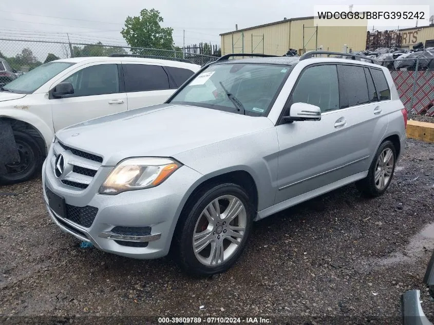 2015 Mercedes-Benz Glk 350 4Matic VIN: WDCGG8JB8FG395242 Lot: 39809789