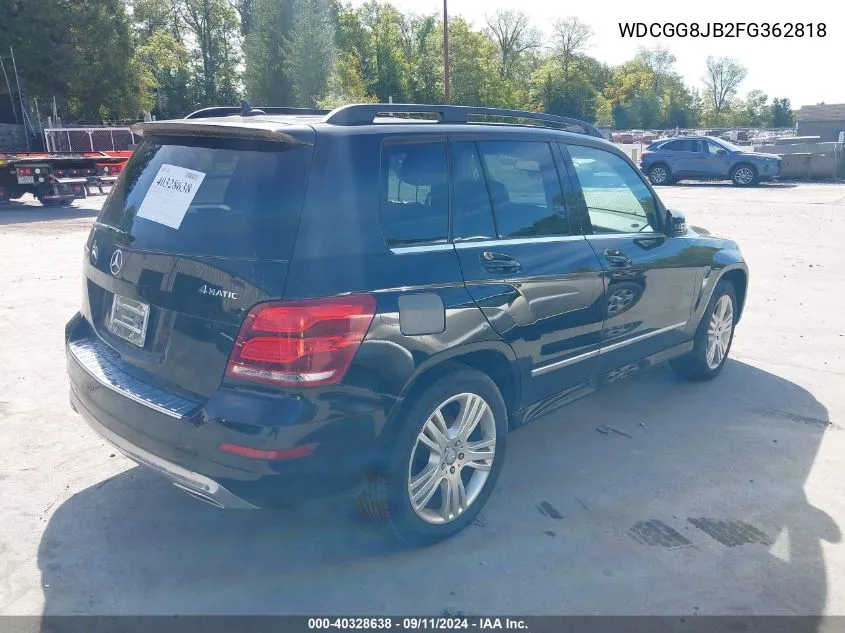 2015 Mercedes-Benz Glk 350 4Matic VIN: WDCGG8JB2FG362818 Lot: 40328638