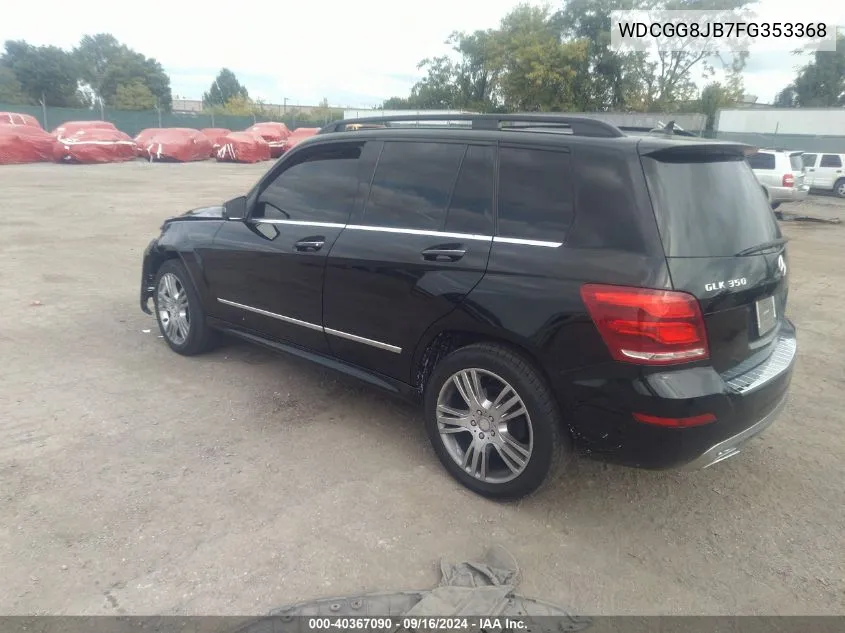 2015 Mercedes-Benz Glk 350 4Matic VIN: WDCGG8JB7FG353368 Lot: 40367090