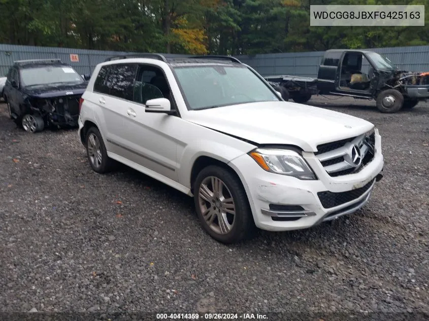 2015 Mercedes-Benz Glk 350 4Matic VIN: WDCGG8JBXFG425163 Lot: 40414359