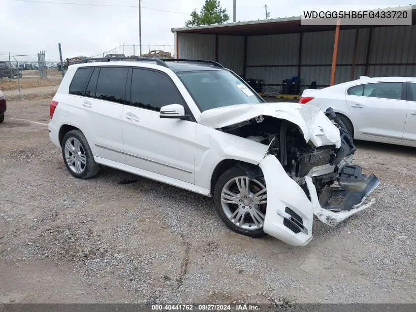 2015 Mercedes-Benz Glk 350 VIN: WDCGG5HB6FG433720 Lot: 40441762