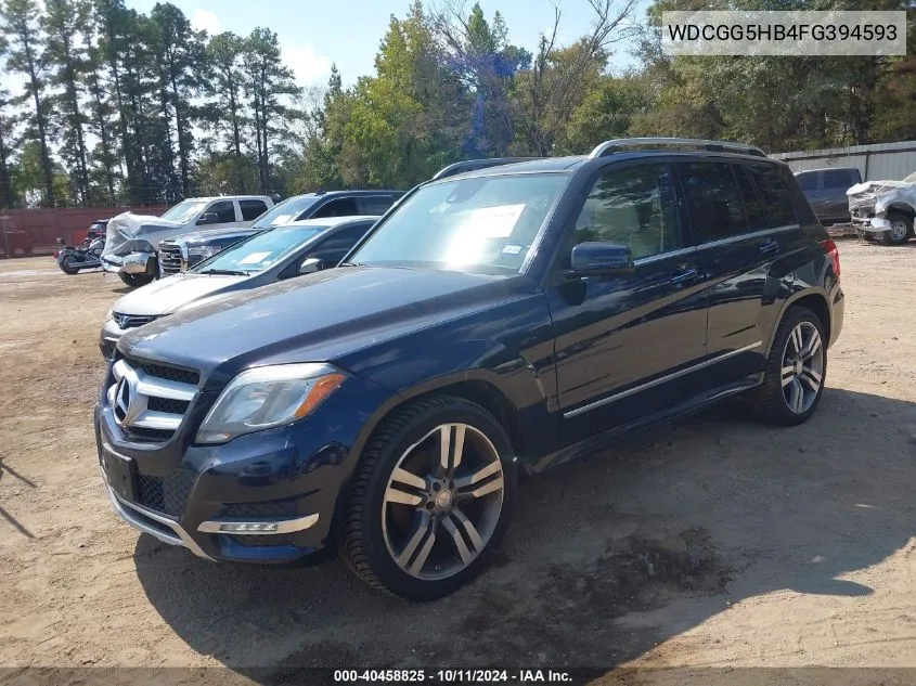 2015 Mercedes-Benz Glk 350 VIN: WDCGG5HB4FG394593 Lot: 40458825