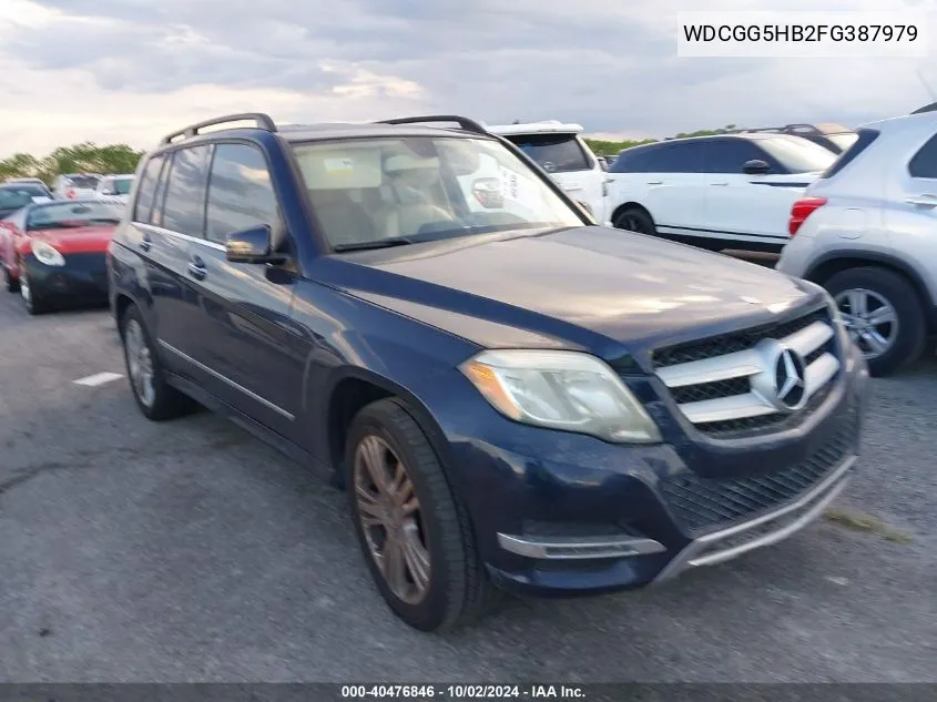 2015 Mercedes-Benz Glk 350 VIN: WDCGG5HB2FG387979 Lot: 40476846