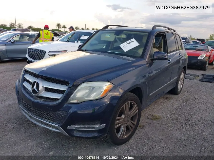 2015 Mercedes-Benz Glk 350 VIN: WDCGG5HB2FG387979 Lot: 40476846