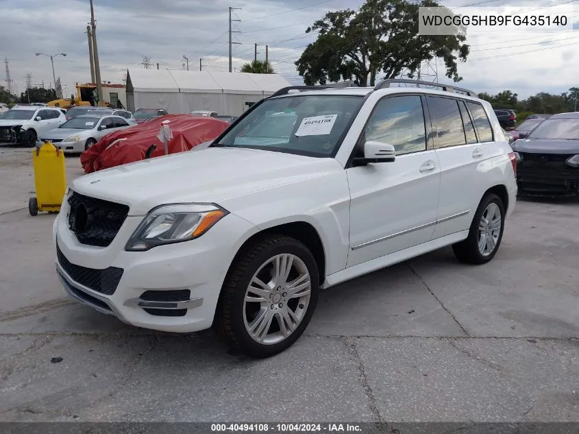 2015 Mercedes-Benz Glk 350 VIN: WDCGG5HB9FG435140 Lot: 40494108