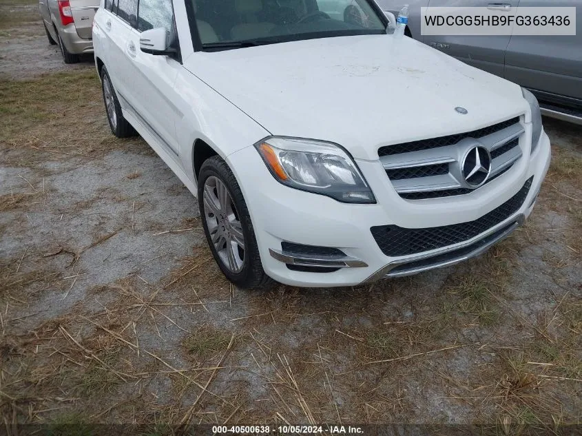 2015 Mercedes-Benz Glk 350 VIN: WDCGG5HB9FG363436 Lot: 40500638