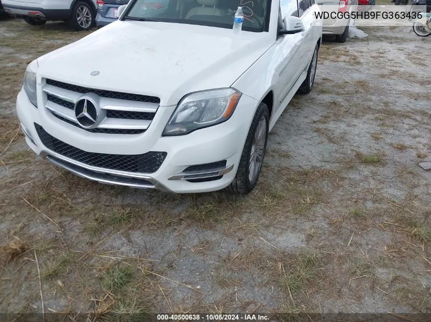 2015 Mercedes-Benz Glk 350 VIN: WDCGG5HB9FG363436 Lot: 40500638