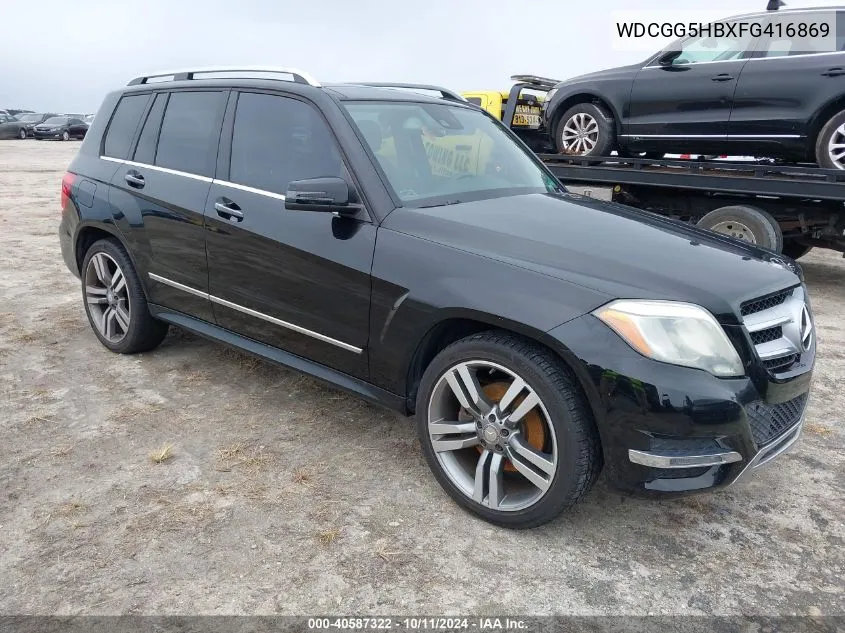 2015 Mercedes-Benz Glk 350 VIN: WDCGG5HBXFG416869 Lot: 40587322