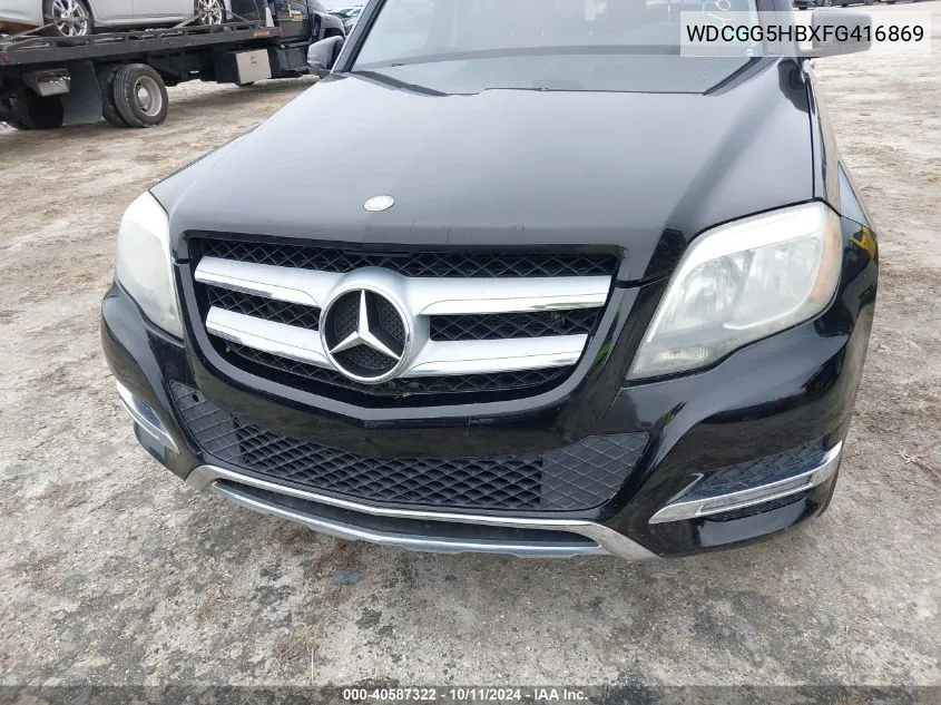 2015 Mercedes-Benz Glk 350 VIN: WDCGG5HBXFG416869 Lot: 40587322