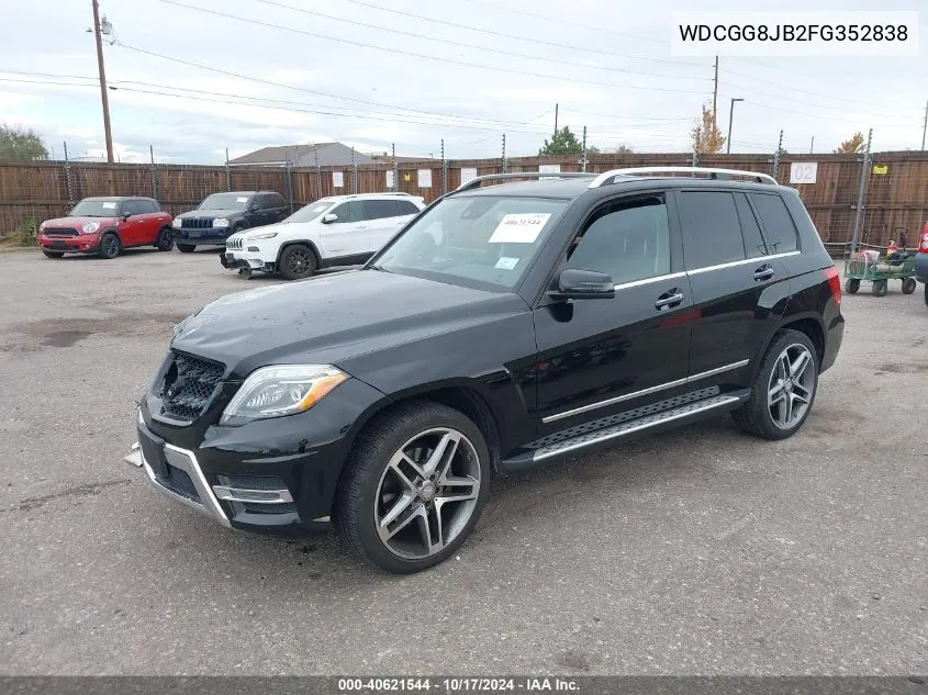 2015 Mercedes-Benz Glk 350 4Matic VIN: WDCGG8JB2FG352838 Lot: 40621544