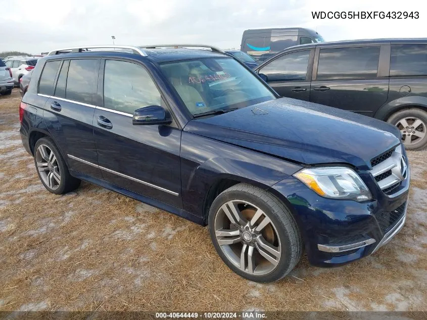 WDCGG5HBXFG432943 2015 Mercedes-Benz Glk 350