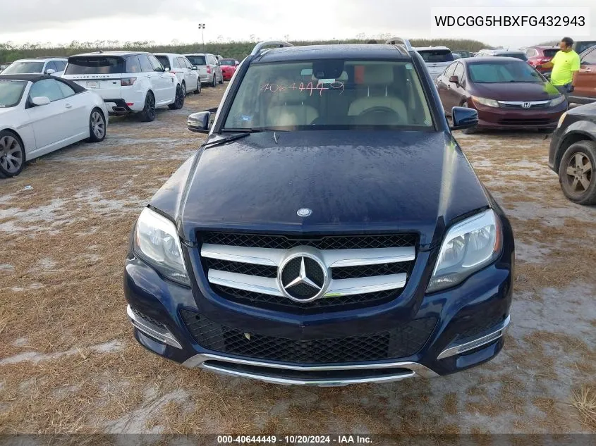 WDCGG5HBXFG432943 2015 Mercedes-Benz Glk 350