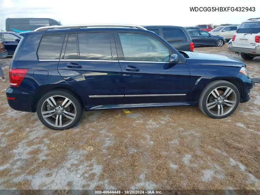 WDCGG5HBXFG432943 2015 Mercedes-Benz Glk 350