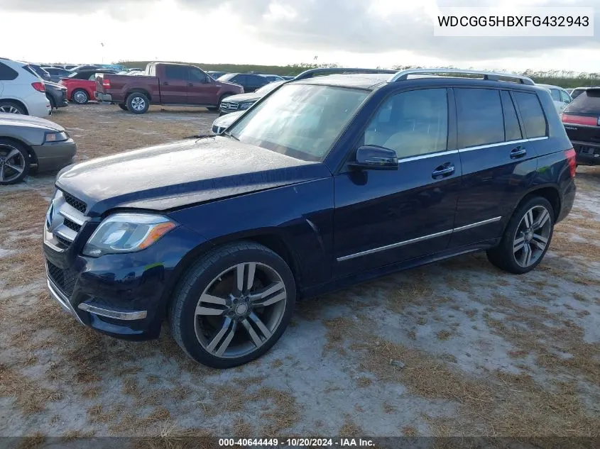 WDCGG5HBXFG432943 2015 Mercedes-Benz Glk 350