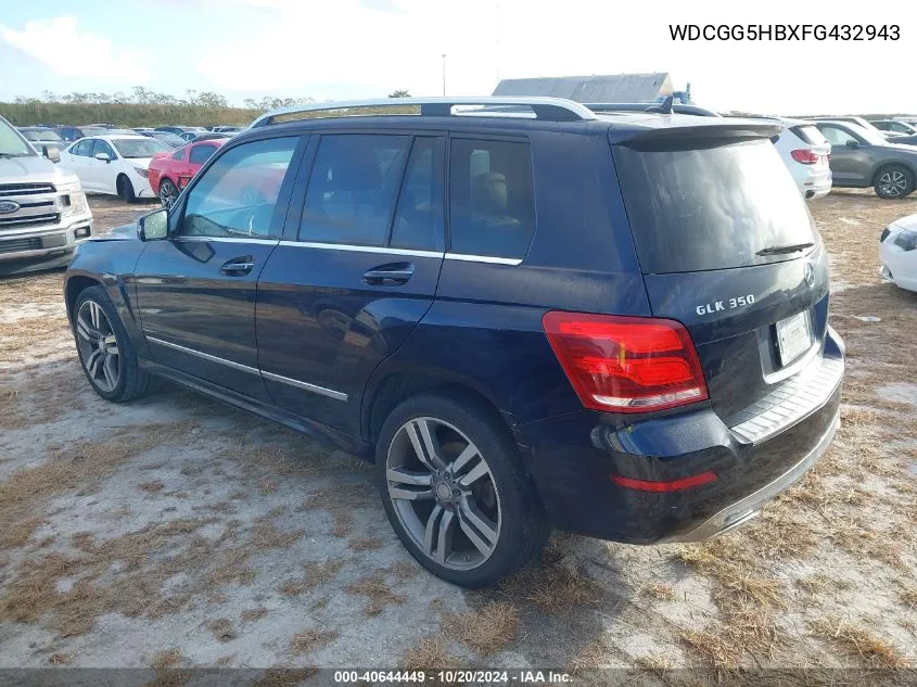 WDCGG5HBXFG432943 2015 Mercedes-Benz Glk 350