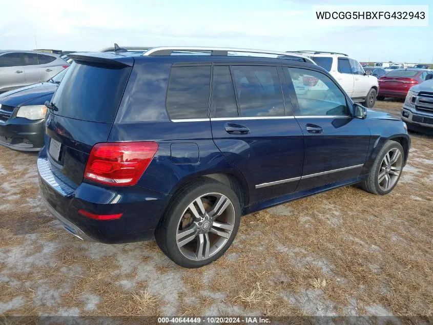 WDCGG5HBXFG432943 2015 Mercedes-Benz Glk 350