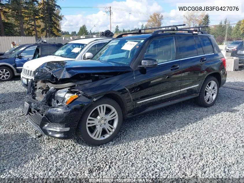 2015 Mercedes-Benz Glk 350 4Matic VIN: WDCGG8JB3FG427076 Lot: 40728076