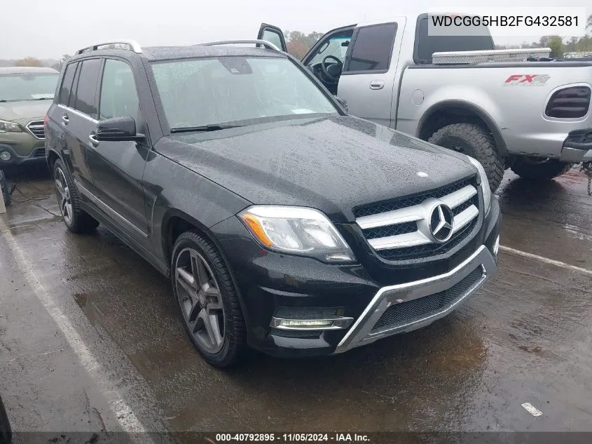 2015 Mercedes-Benz Glk 350 VIN: WDCGG5HB2FG432581 Lot: 40792895