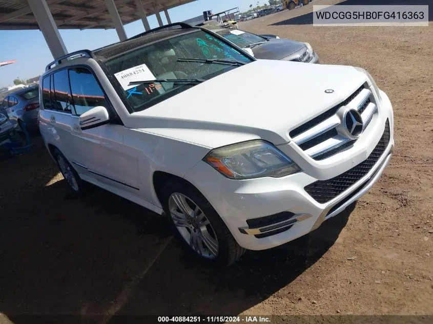 WDCGG5HB0FG416363 2015 Mercedes-Benz Glk 350