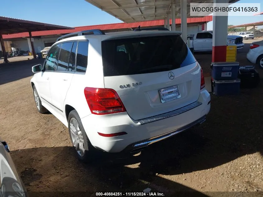 WDCGG5HB0FG416363 2015 Mercedes-Benz Glk 350