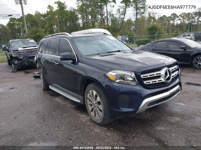 2017 Mercedes-Benz Gls 450 4Matic VIN: 4JGDF6EE6HA977779 Lot: 40182546