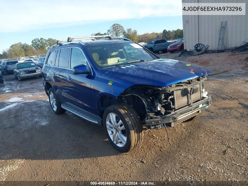 2017 Mercedes-Benz Gls 450 4Matic VIN: 4JGDF6EEXHA973296 Lot: 40834669