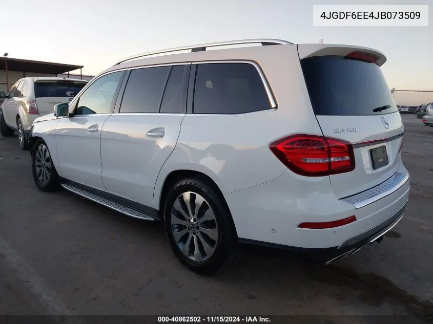 4JGDF6EE4JB073509 2018 Mercedes-Benz Gls 450 4Matic