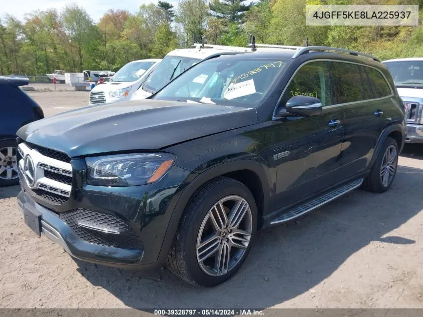 2020 Mercedes-Benz Gls 450 4Matic VIN: 4JGFF5KE8LA225937 Lot: 39328797