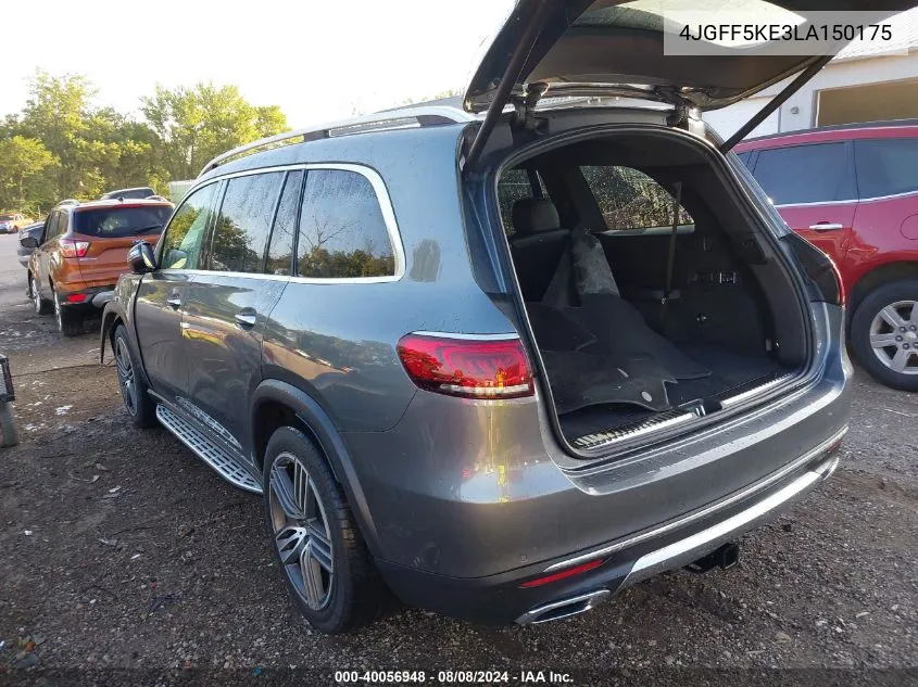 2020 Mercedes-Benz Gls 450 4Matic VIN: 4JGFF5KE3LA150175 Lot: 40056948