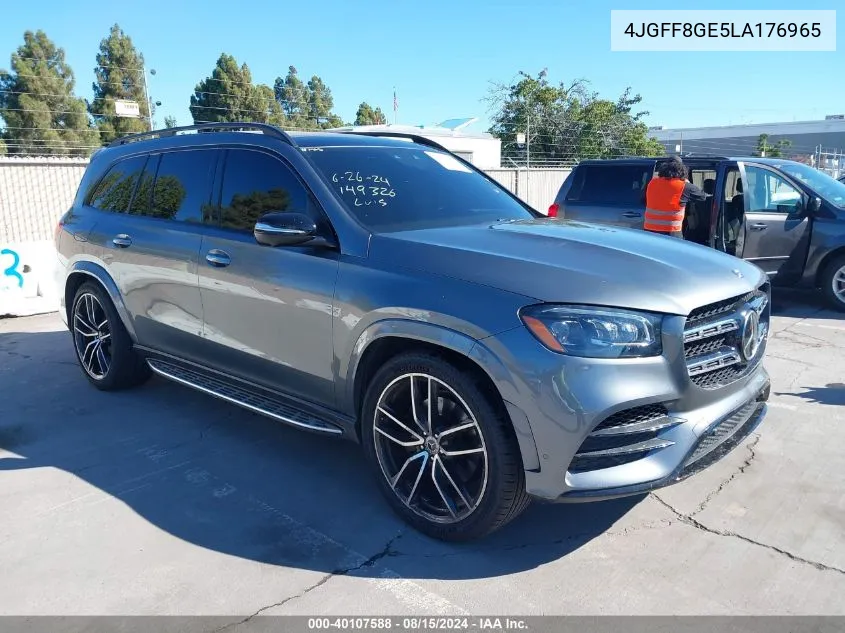 2020 Mercedes-Benz Gls 580 4Matic VIN: 4JGFF8GE5LA176965 Lot: 40107588