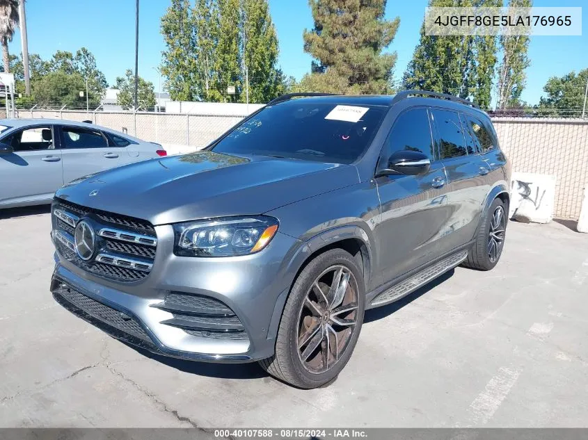 2020 Mercedes-Benz Gls 580 4Matic VIN: 4JGFF8GE5LA176965 Lot: 40107588