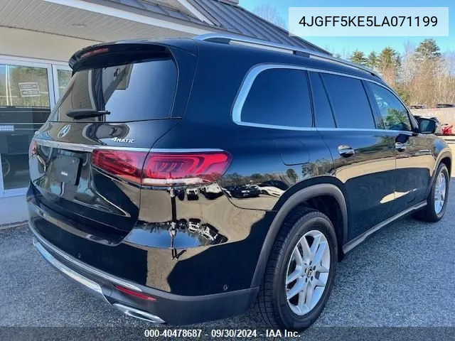 2020 Mercedes-Benz Gls 450 4Matic VIN: 4JGFF5KE5LA071199 Lot: 40478687