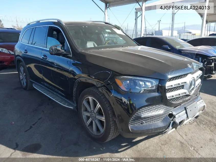 2020 Mercedes-Benz Gls 450 4Matic VIN: 4JGFF5KE8LA224013 Lot: 40755267