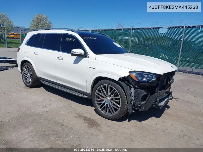 4JGFF8KE2MA445268 2021 Mercedes-Benz Amg Gls 63 4Matic