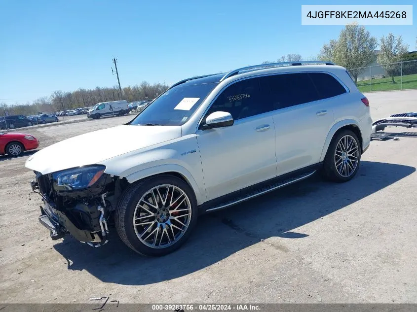 2021 Mercedes-Benz Amg Gls 63 4Matic VIN: 4JGFF8KE2MA445268 Lot: 39283756