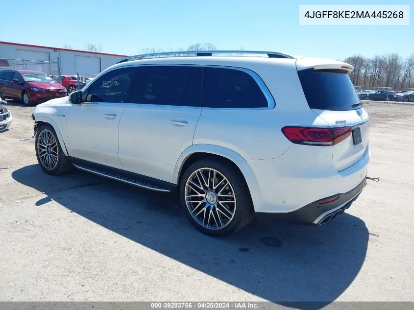 2021 Mercedes-Benz Amg Gls 63 4Matic VIN: 4JGFF8KE2MA445268 Lot: 39283756