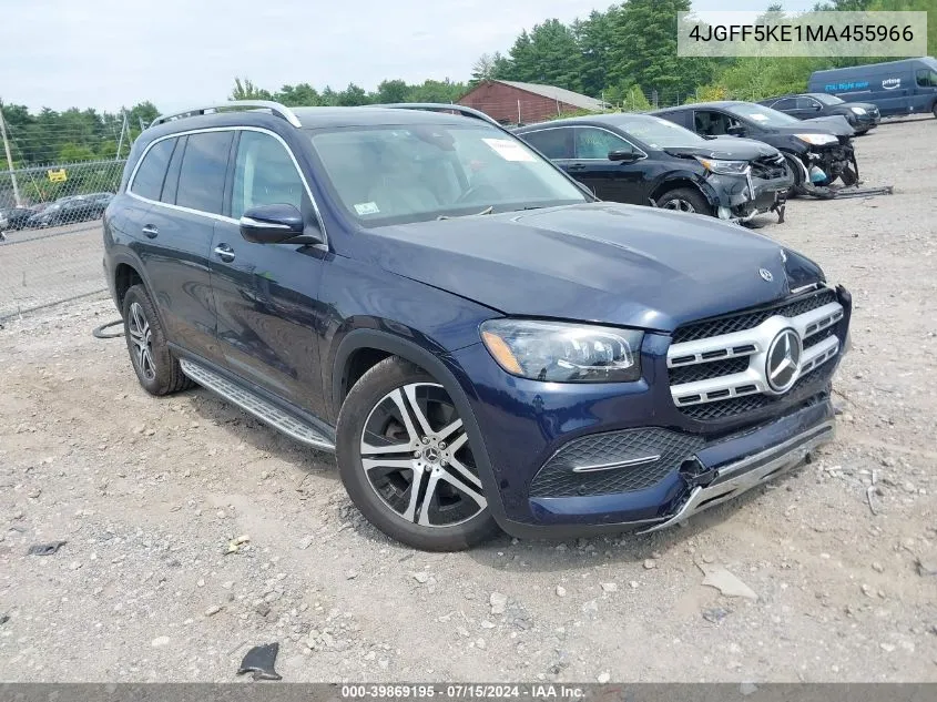 2021 Mercedes-Benz Gls 450 4Matic VIN: 4JGFF5KE1MA455966 Lot: 39869195