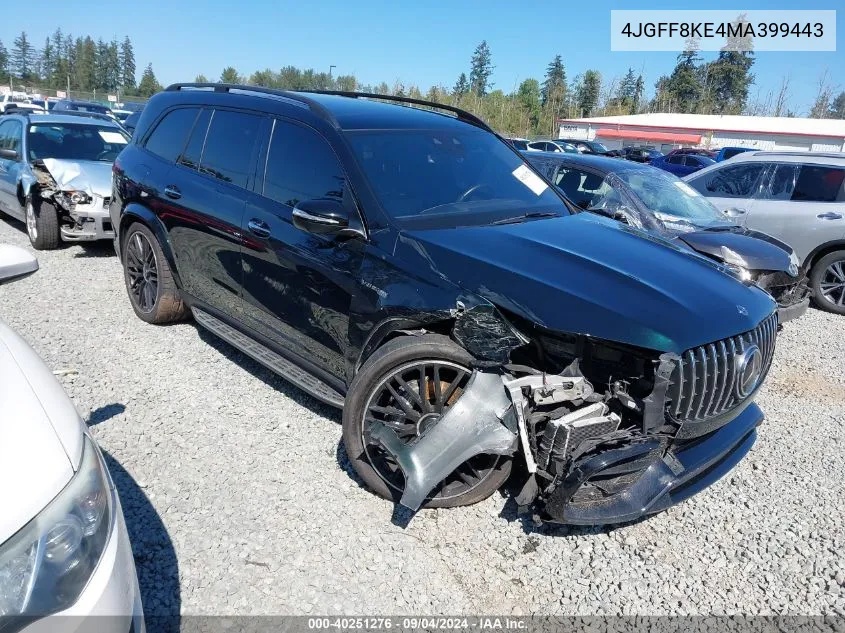 2021 Mercedes-Benz Amg Gls 63 4Matic VIN: 4JGFF8KE4MA399443 Lot: 40251276