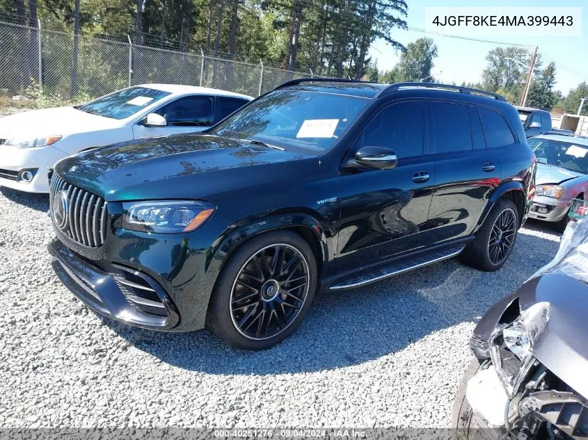 2021 Mercedes-Benz Amg Gls 63 4Matic VIN: 4JGFF8KE4MA399443 Lot: 40251276