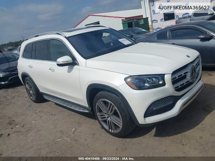 2021 Mercedes-Benz Gls 450 4Matic VIN: 4JGFF5KE0MA365627 Lot: 40410488