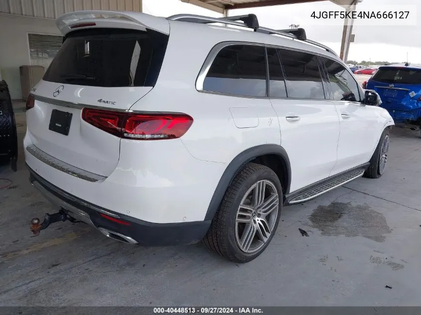 2022 Mercedes-Benz Gls 450 4Matic VIN: 4JGFF5KE4NA666127 Lot: 40448513