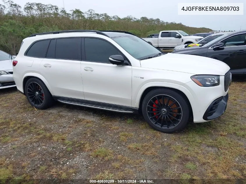 2022 Mercedes-Benz Amg Gls 63 4Matic VIN: 4JGFF8KE5NA809703 Lot: 40530209