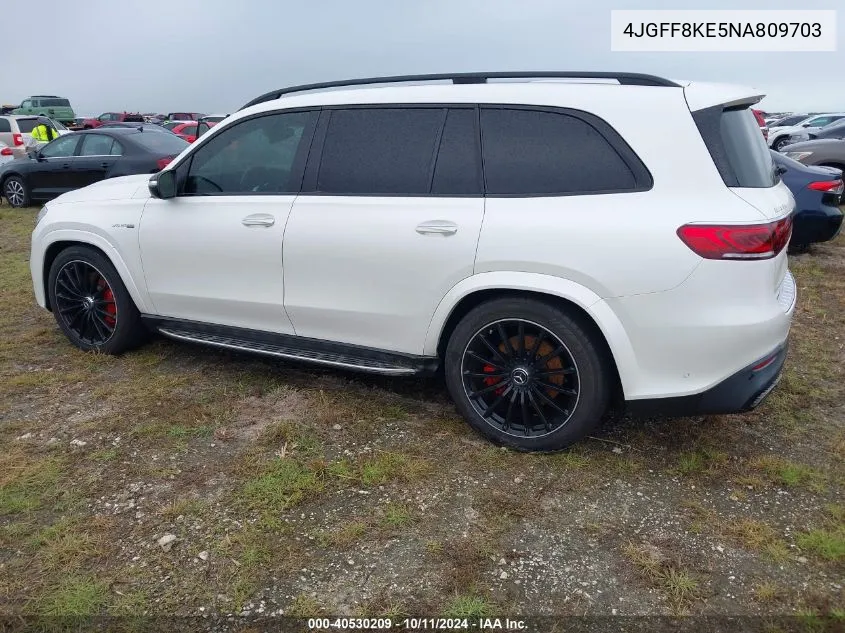 2022 Mercedes-Benz Amg Gls 63 4Matic VIN: 4JGFF8KE5NA809703 Lot: 40530209