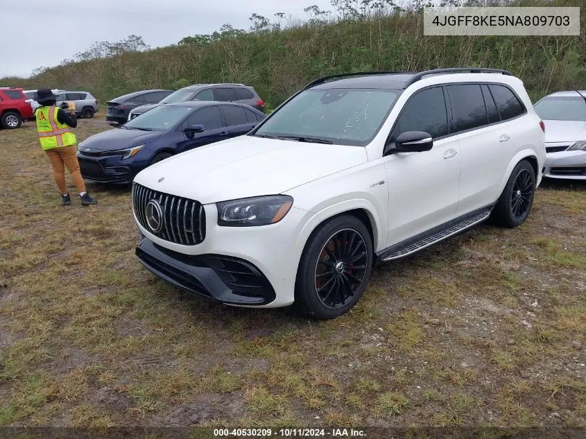 2022 Mercedes-Benz Amg Gls 63 4Matic VIN: 4JGFF8KE5NA809703 Lot: 40530209