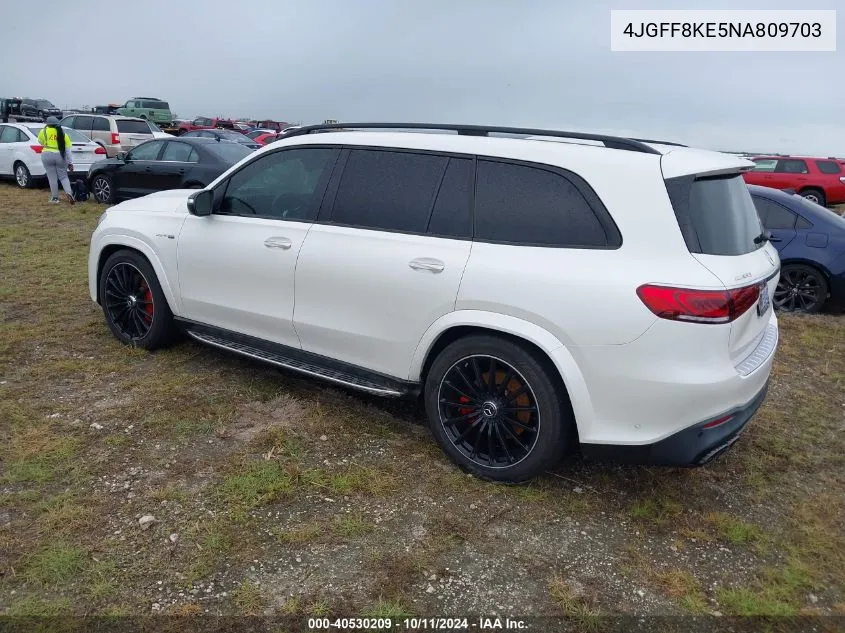 2022 Mercedes-Benz Amg Gls 63 4Matic VIN: 4JGFF8KE5NA809703 Lot: 40530209