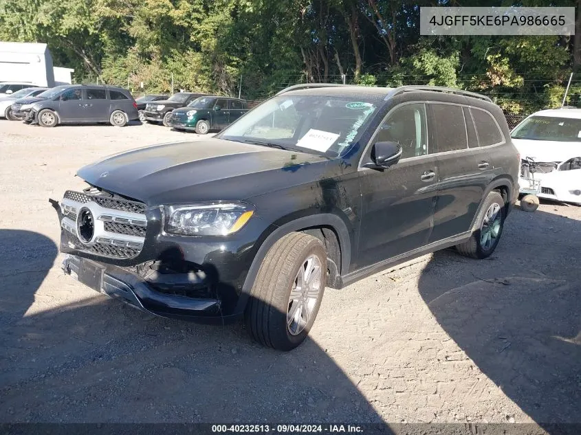 2023 Mercedes-Benz Gls 450 4Matic VIN: 4JGFF5KE6PA986665 Lot: 40232513